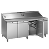 Williams Onyx HCPC4-SS Four Door Refrigerated Prep Counter 828 Litres