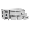 Williams Jade HJC3-SA-U112  Two Doors & Draws Counter Fridge 469 Litres