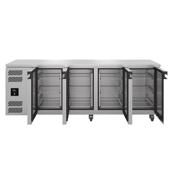 Williams Jade HJC4-SA Counter Refrigerator 2 Doors 6 Draws