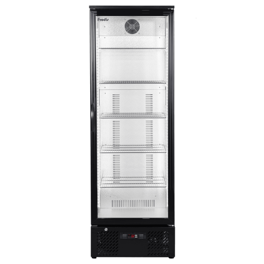 Prodis NT10-LE Single Door Black Display Bottle Fridge 287 Litres