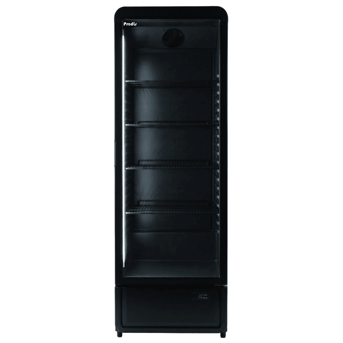 Prodis XDA600-P-K-LE Single Door Black Display Bottle Fridge 377 Litres