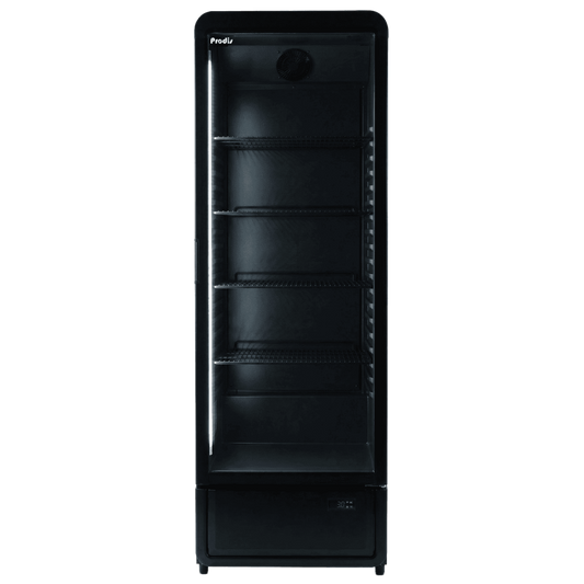 Prodis XDA600-P-K-LE Single Door Black Display Bottle Fridge 377 Litres