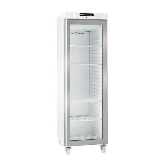 Gram KG420L Compact 420 White Upright Single Door Fridge 343 Litres