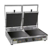 Roller Grill PremiumDL Large Double Contact Grill Ribbed Top And Flat Bottom.