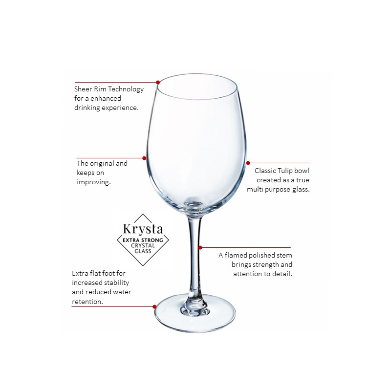 Chef & Sommelier Cabernet Tulip Wine Glass 350ml