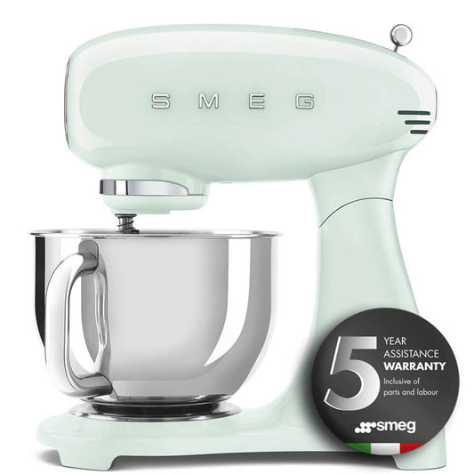 Smeg SMF03PGUK Pastel Green Stand Mixer 4.8 Litres