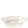 Churchill Stonecast Barley White Round Eared Dish 15 x 18cm/300ml Case Size 6