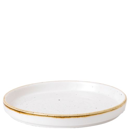 Churchill Stonecast Barley White Walled Plate 21cm/8.25" Case Size 6