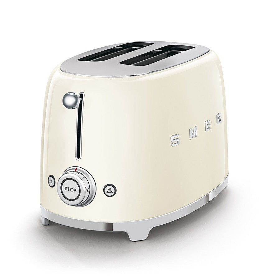 Smeg TSF01CRUK Retro Cream 2 Slice Toaster