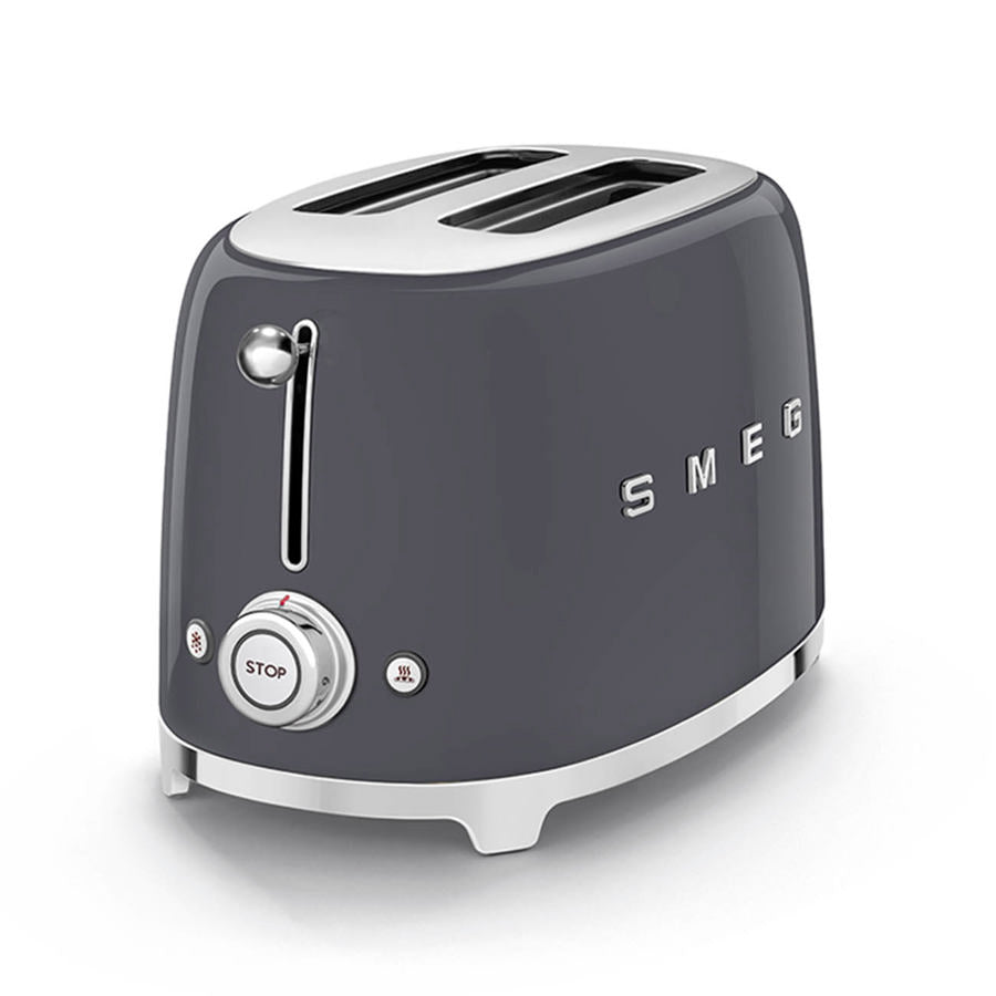 Smeg TSF01GRUK Retro Slate Grey 2 Slice Toaster