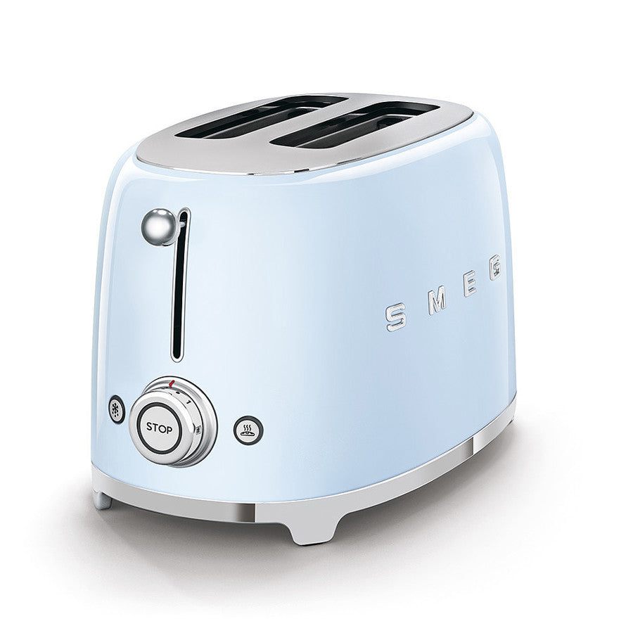 Smeg TSF01PBUK Retro Pastel Blue 2 Slice Toaster