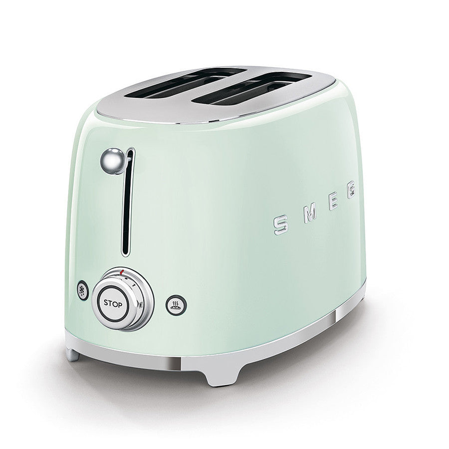 Smeg TSF01PGUK Retro Pastel Green 2 Slice Toaster