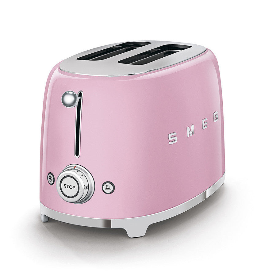 Smeg TSF01PKUK Retro Pink 2 Slice Toaster