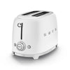 Smeg TSF01WHMUK Retro Matte White 2 Slice Toaster