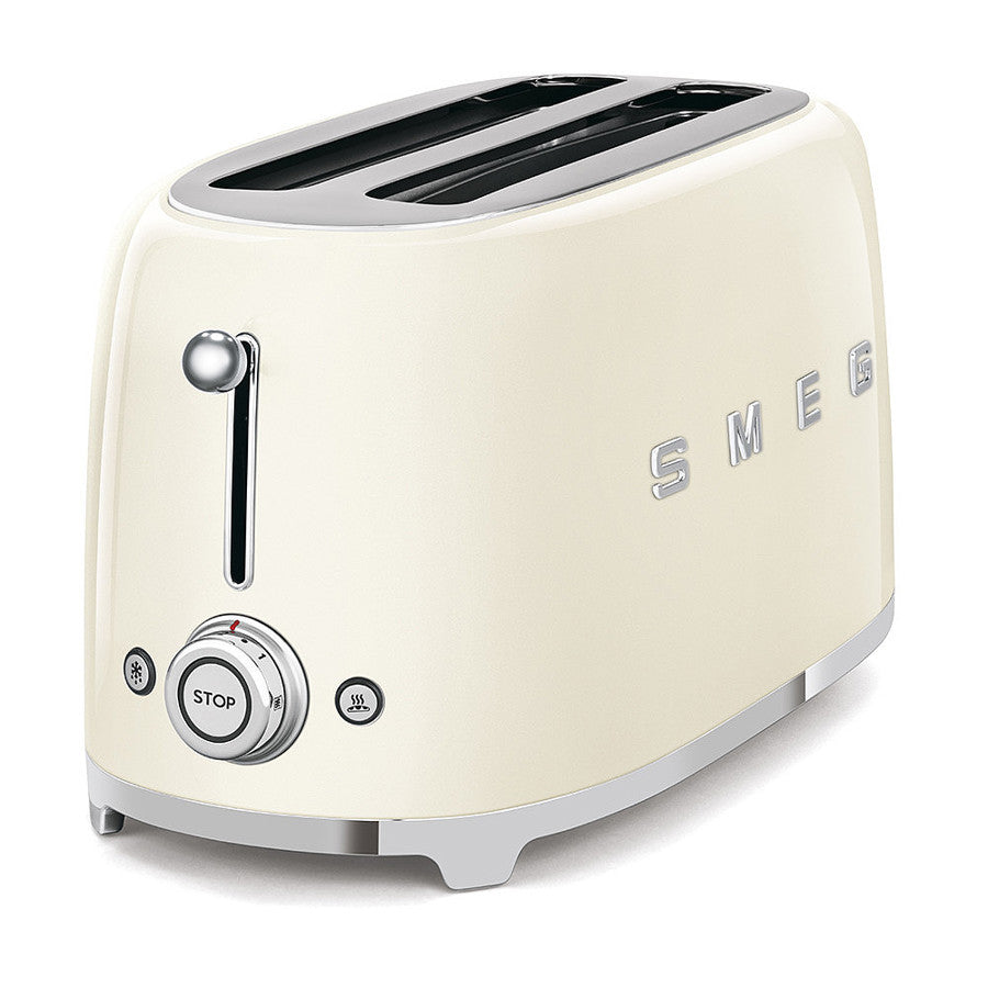 Smeg TSF02CRUK Retro Cream 4 Slice Toaster