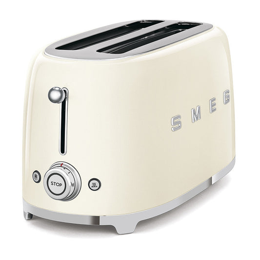 Smeg TSF02CRUK Retro Cream 4 Slice Toaster