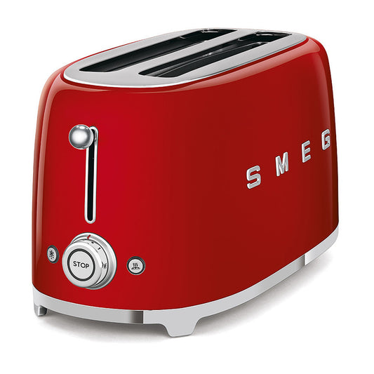 Smeg TSF02RDUK Retro Red 4 Slice Toaster