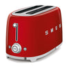 Smeg TSF02RDUK Retro Red 4 Slice Toaster