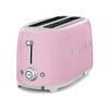 Smeg TSF02PKUK Retro Pink 4 Slice Toaster