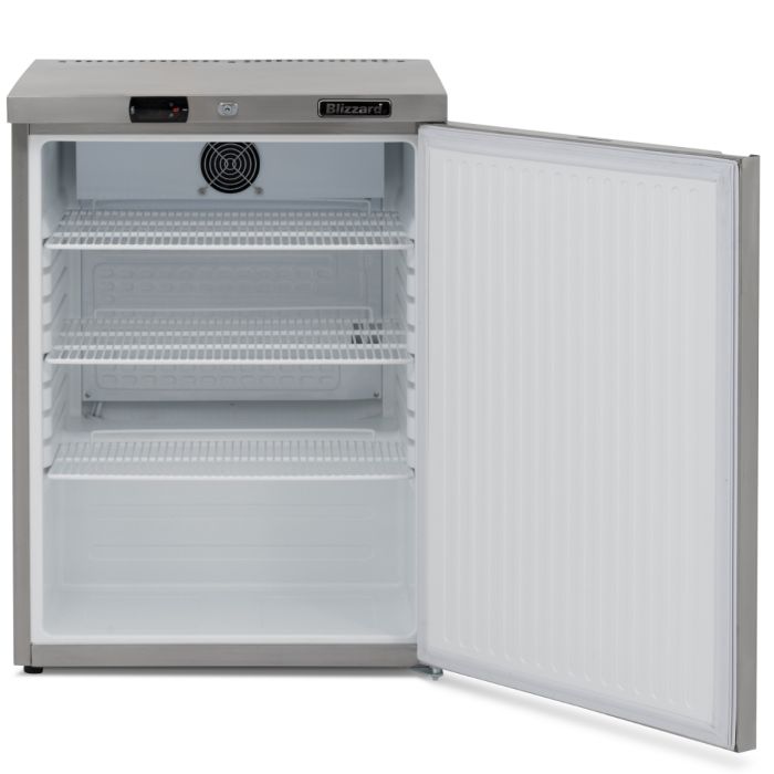 Blizzard UCR140 Stainless Steel Undercounter Fridge 145 Litres