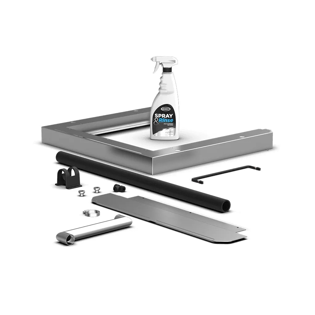 Unox XWKQT-04EF-E Double Stack Installation Kit + Spray Rinse Bottle 