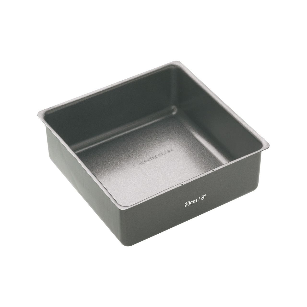 MasterClass Non-Stick Square Loose Base Deep Cake Pan 20cm - Cater-Connect Ltd
