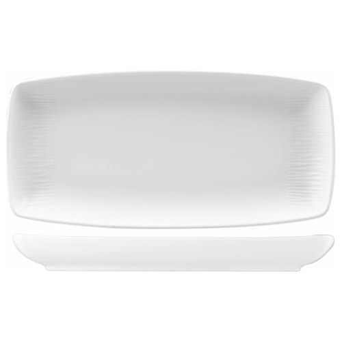 Churchill Bamboo Oblong Plate White 15 x 29.5cm/5.88 x 11.56 Case Size 12 - Cater-Connect Ltd