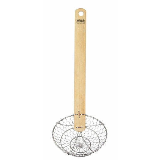 KitchenCraft World of Flavours Oriental Bamboo Skimmer 12.5cm x 33cm