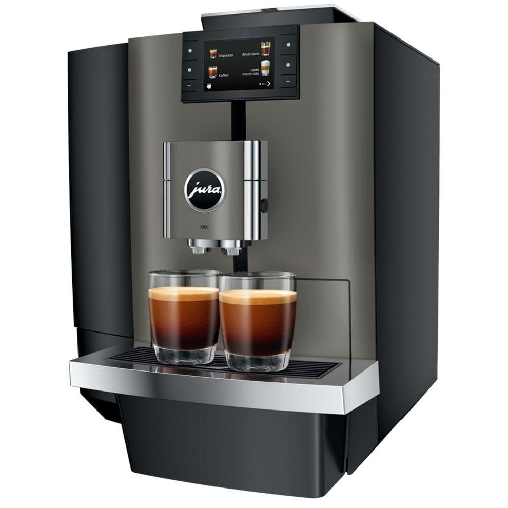 Jura Automatic Commercial X10C Dark Inox Coffee Bean To Cup Machine.