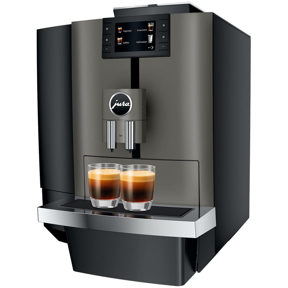 Jura Automatic Commercial X4 Dark Inox Coffee Bean To Cup Machine - Cater-Connect Ltd