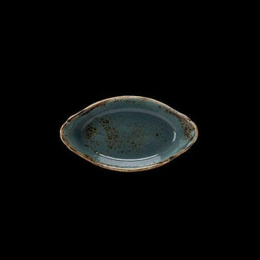 Steelite Craft Blue Oval No1 Eared Dish 20 x 11cm (Case Size 24)