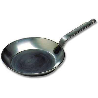 Bourgeat Black Steel Round Frying Pan