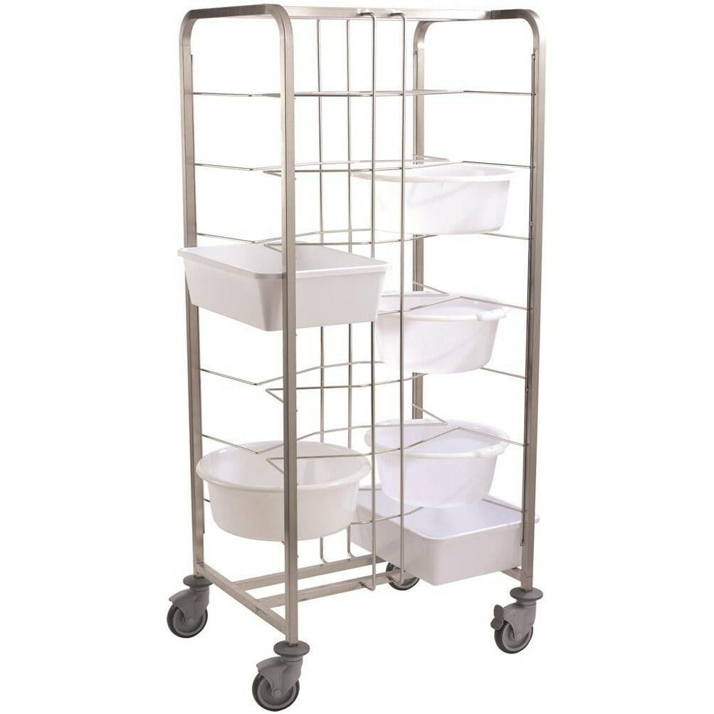 Matfer Dough Container Trolley 16 Shelves