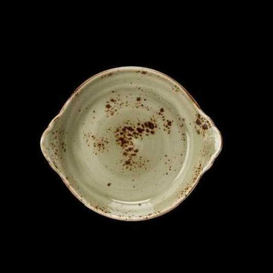 Steelite Craft Green Round Eared Dish 21.5cm 8 1/2" (Case Size 12)