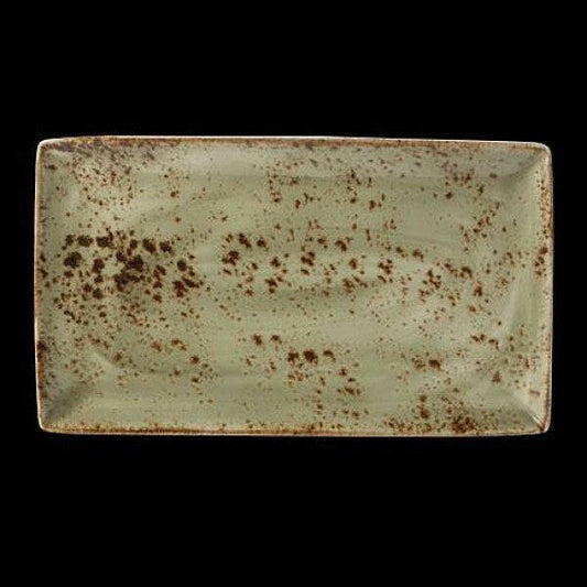 Steelite Craft Green Rectangle Three 32cm x 19cm (Case Size 6)