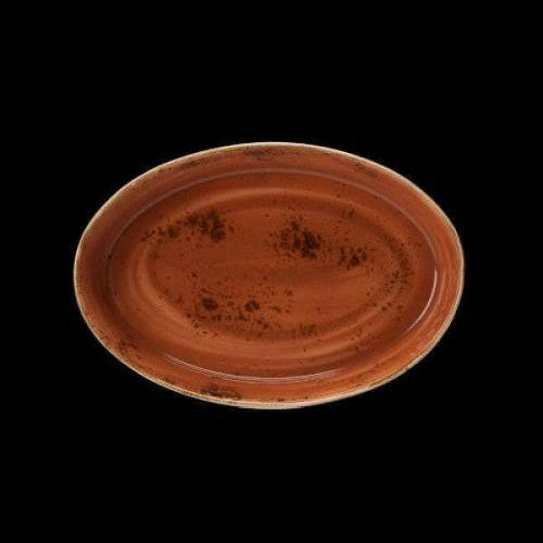 Steelite Craft Terracotta Oval Sole Dish 30 x 19cm (Case Size 6)