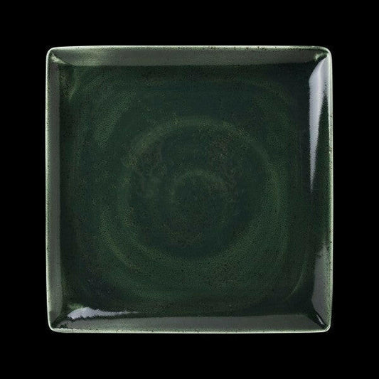 Steelite Vesuvius Burnt Emerald Square One 27cm x 27cm (Case Size 6)