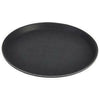 Genware Gengrip 35.5cm Round Non-Slip Tray Black