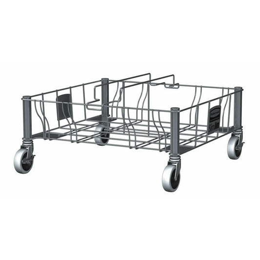 Rubbermaid Slim Jim Stainless Steel Double Dolly