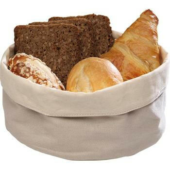 Round Canvas Bread Bag 17 x 8cm