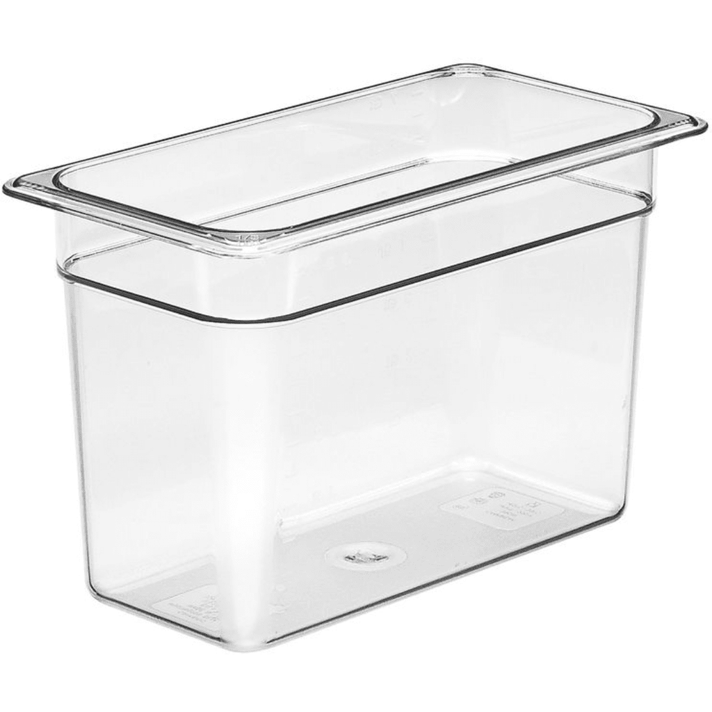 Cambro 38CW135 Camwear Clear Polycarbonate 1/3GN Pan 200mm