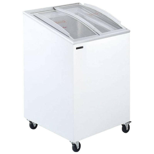 Tefcold IC100SCEB White Curved Lid Chest Freezer 100 Litres