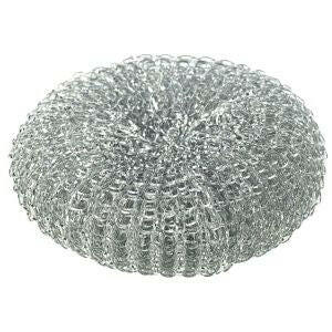 Galvanised Steel Sponge Scourers Pack of 10Pcs - Cater-Connect Ltd