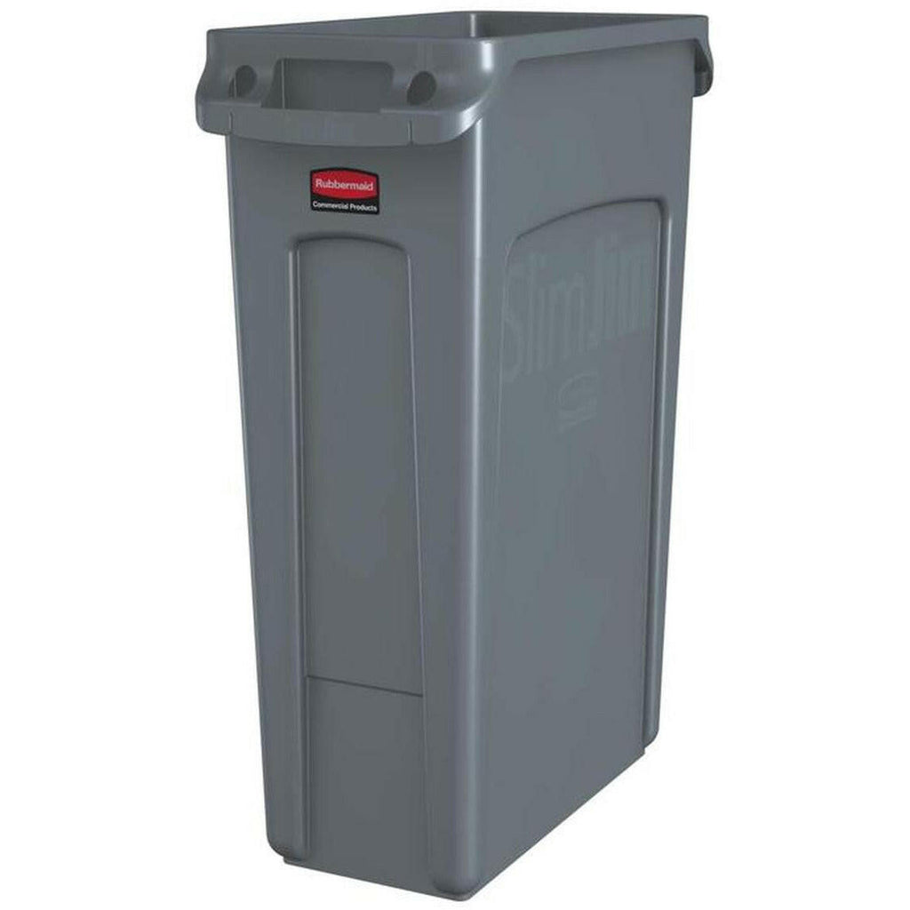 Rubbermaid Slim Jim With Venting Channels 87L Grey