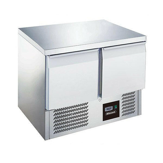 Blizzard BCC2 Double Door Compact Counter Fridge 240 Litres - Cater-Connect Ltd