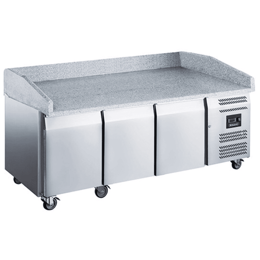 Blizzard BPB2000 3 Door Refrigerated Prep Counter With Granite Work Top - Cater-Connect Ltd