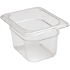 Cambro 84CW135 Clear Polycarbonate 1/8 Gastronorm Pan 100mm