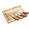 Artesà Acacia Wood Cheese Board & Knife Set