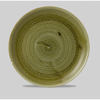 Churchill Stonecast® Intermediate Coupe Plate Plume Olive 26.00cm Case Size 12 - Cater-Connect Ltd