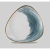 Churchill Stonecast Triangle Plate Accents Blueberry 22.90cm Case Size 12 - Cater-Connect Ltd